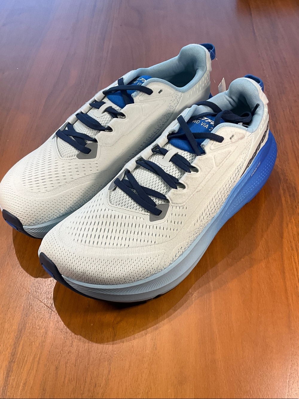 FWD Via 2 Altra Men's Light Gray & Blue Running sample